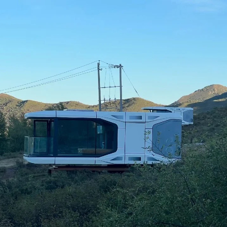 Movable 40FT Prefab House Shipping Container Ready Made Homes Office Pod