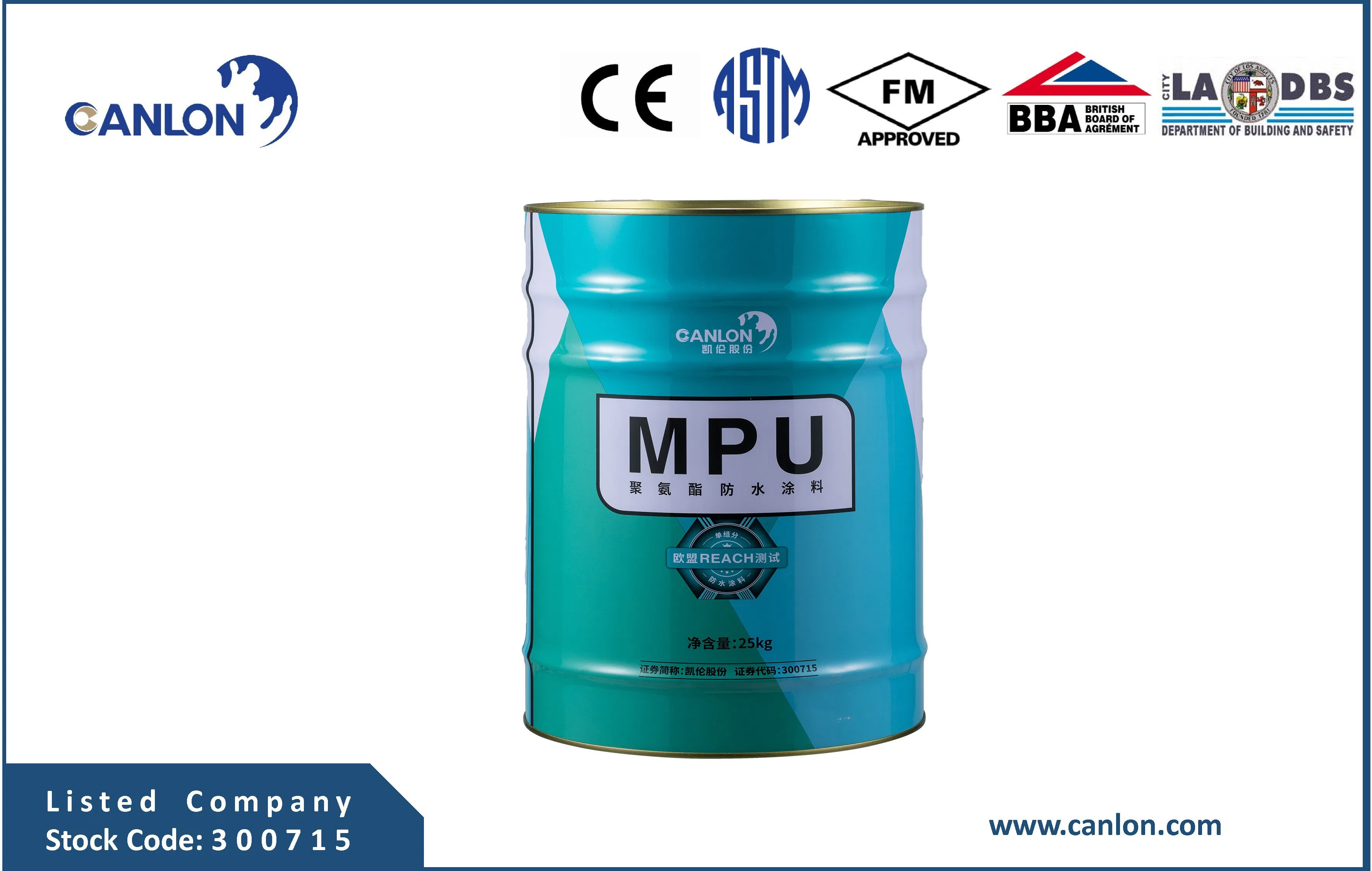 Canlon Spray Single Component Polyurethane Waterproof Coating