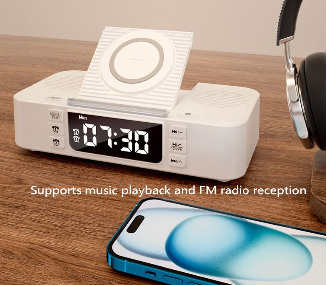Multifunctional Alarm Clock FM Radio Music Player