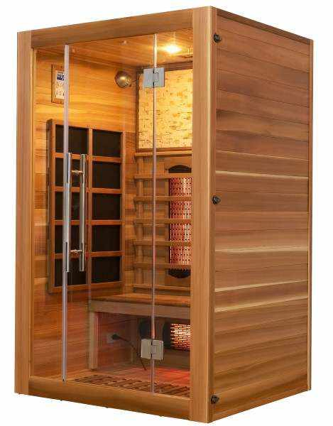 Деревянная сауна для дома на 2 человек