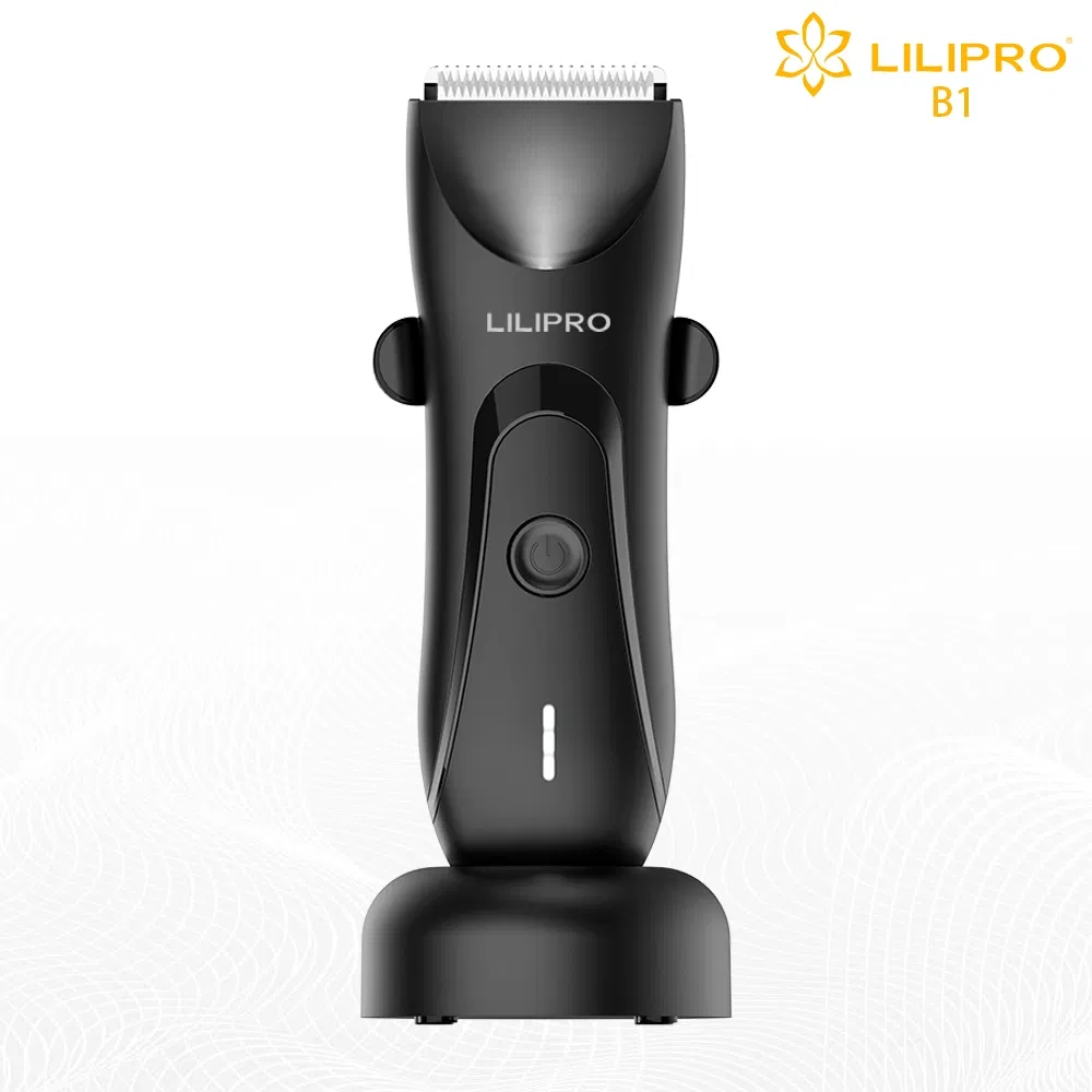 Lilipro B1 Cordless Groin Trimmer Hair Trimmer Skin Safe and Waterproof Electric Men's Beard Trimmer