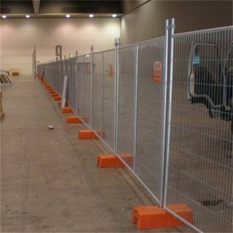 China Manufacturer 6X12FT Stainless Steel/Galvanized Construction Site Cyclone Wire Hoarding Chain Link Wire Temporary Fencing for USA