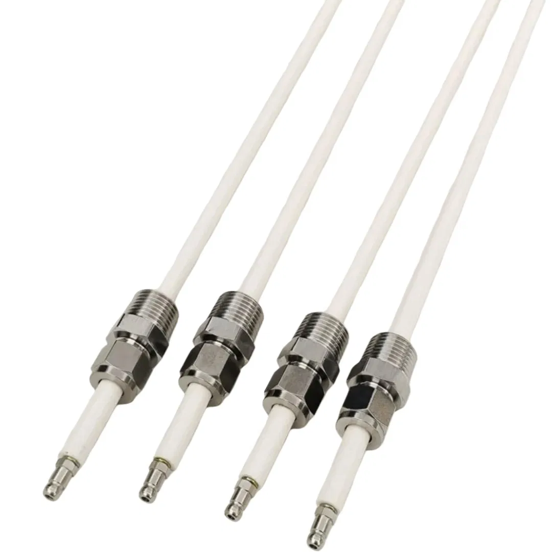 Glazed 95% Alumina Ceramic Ignition Needle Spark Plug Electrode for BBQ Gas