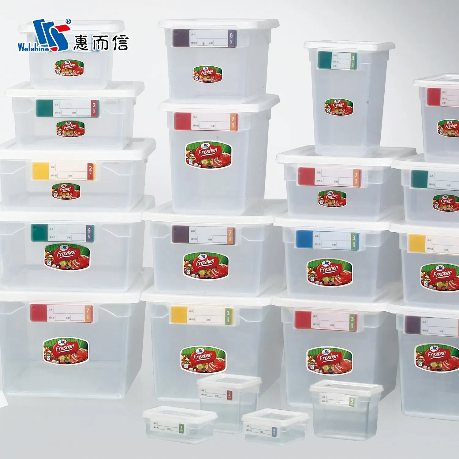 Kitchen Organization Food Storage Container Set Airtight Plastic Containers