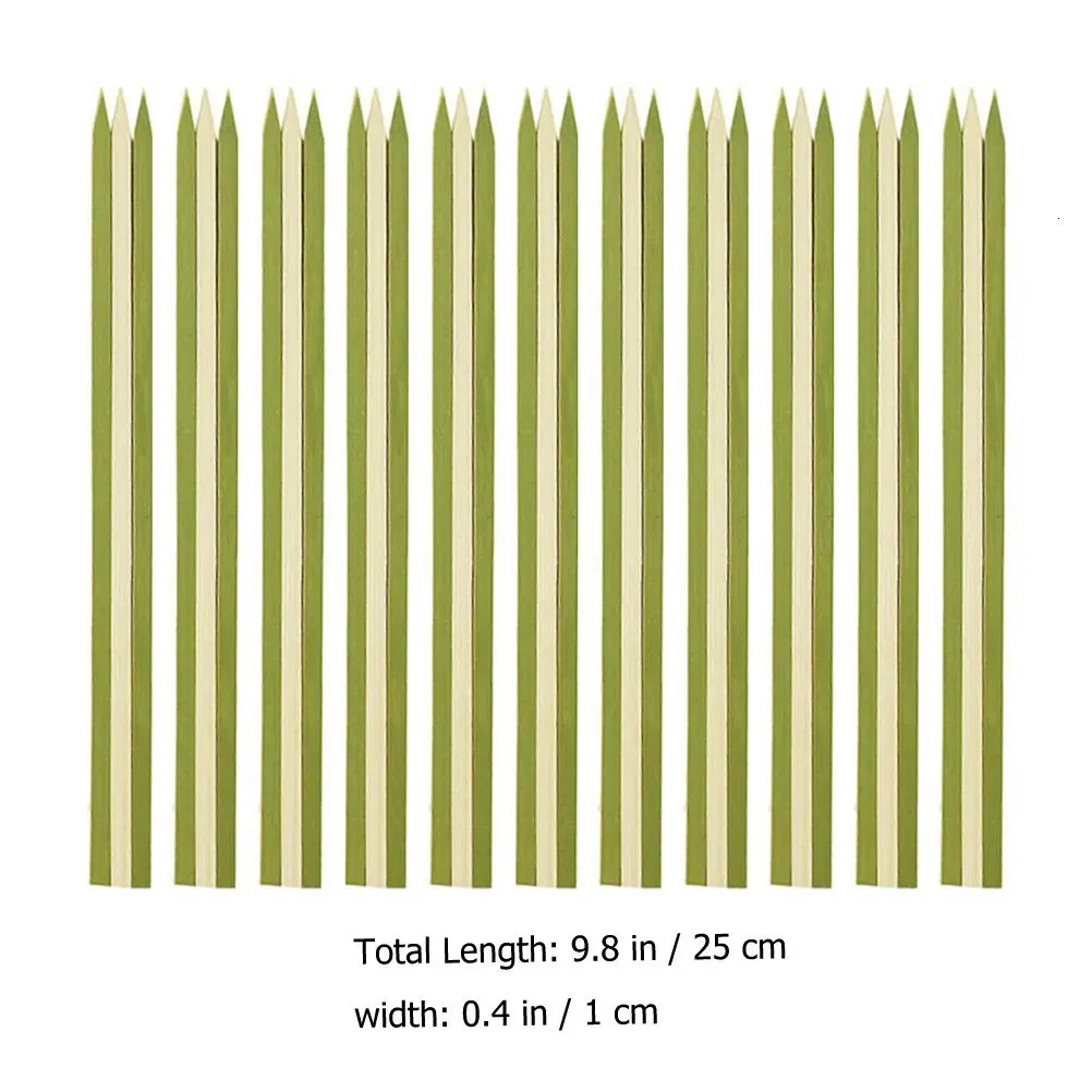 Eco-Friendly Bamboo Flat Skewers for Outdoor Grilling Kabob Skewers Barbeque Sticks
