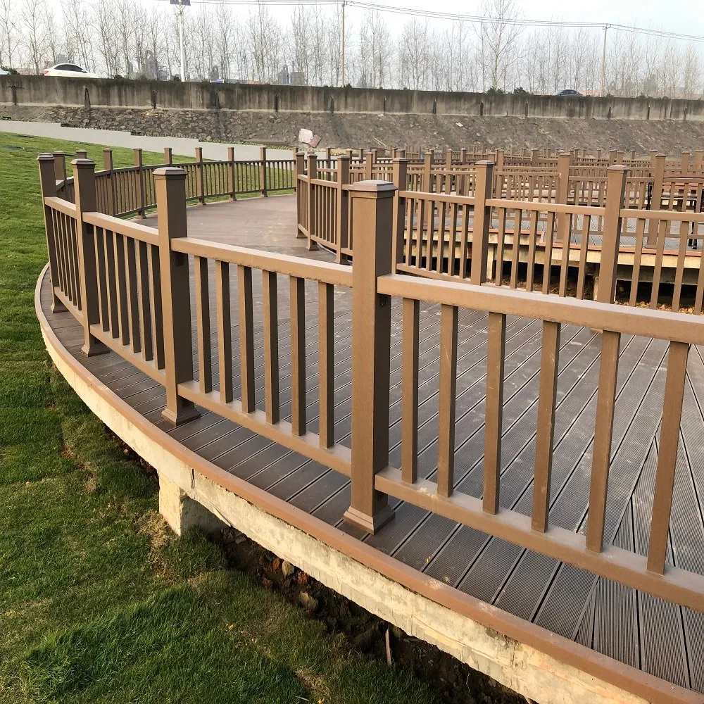 Waterproof Weather Resistant Landscape Commercial and Residential WPC Wood Plastic Composite Handrail