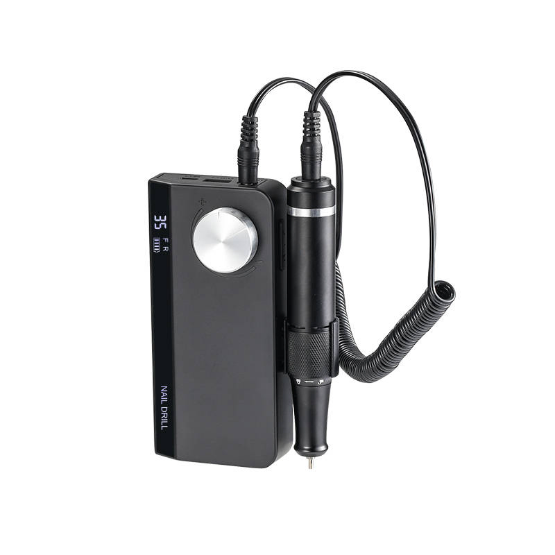 Low Noise Portable Electronic Cordless Nail Drill E File Manicure Polisher Tool 35000rpm