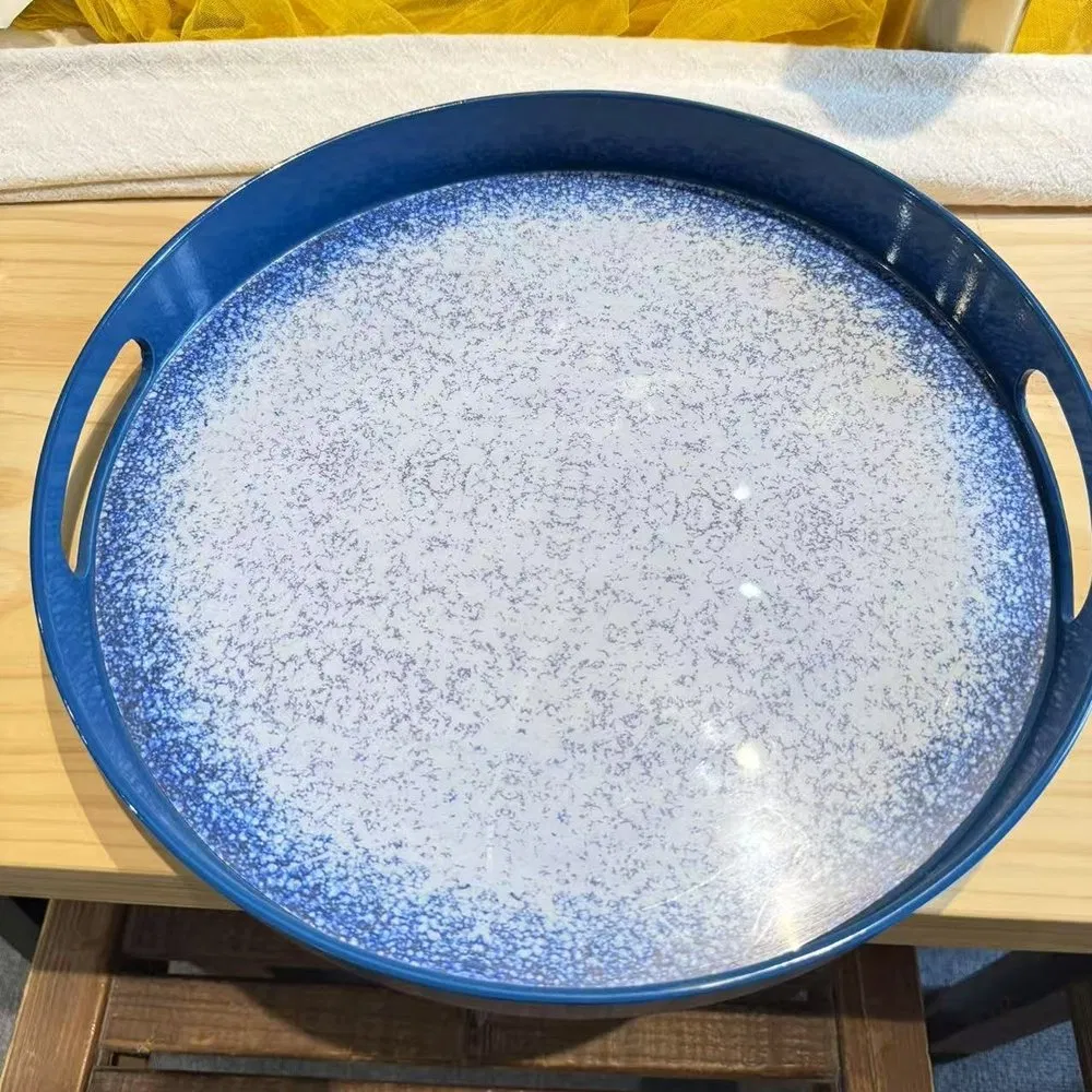 Large Size Round Shape PP Material Disposable Plastic Concierge-Level Charger Plate