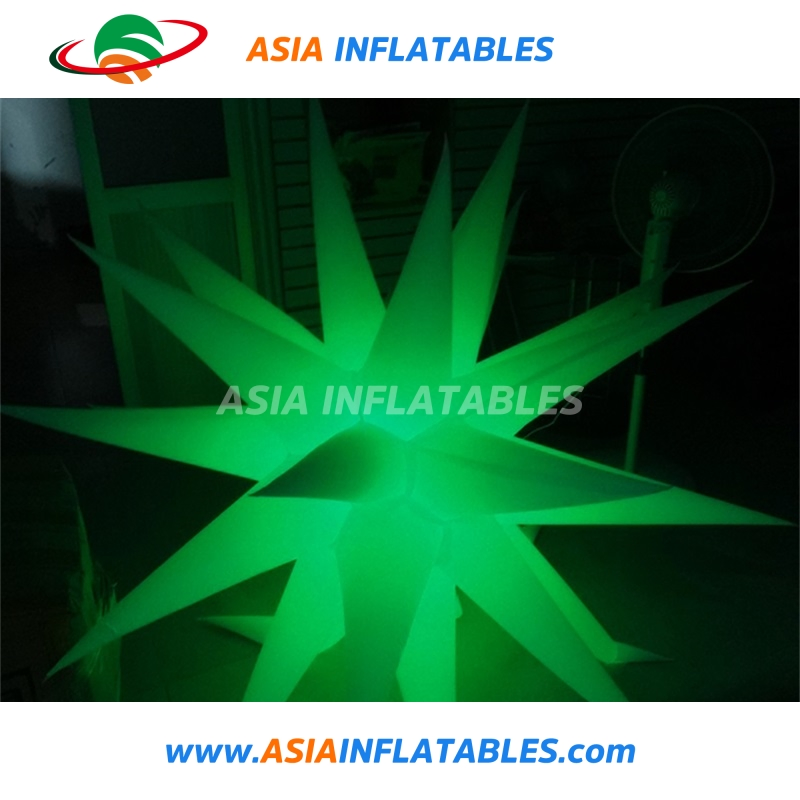 Attractive Colorful LED Star Lighting Decoration Inflatables