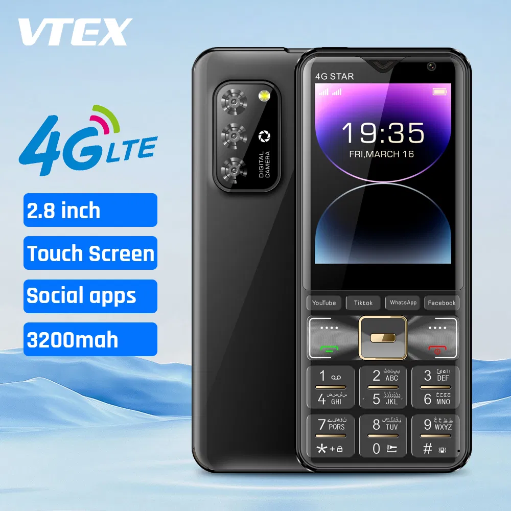 Кнопочный телефон 4G 2.8 дюйма с соцсетями