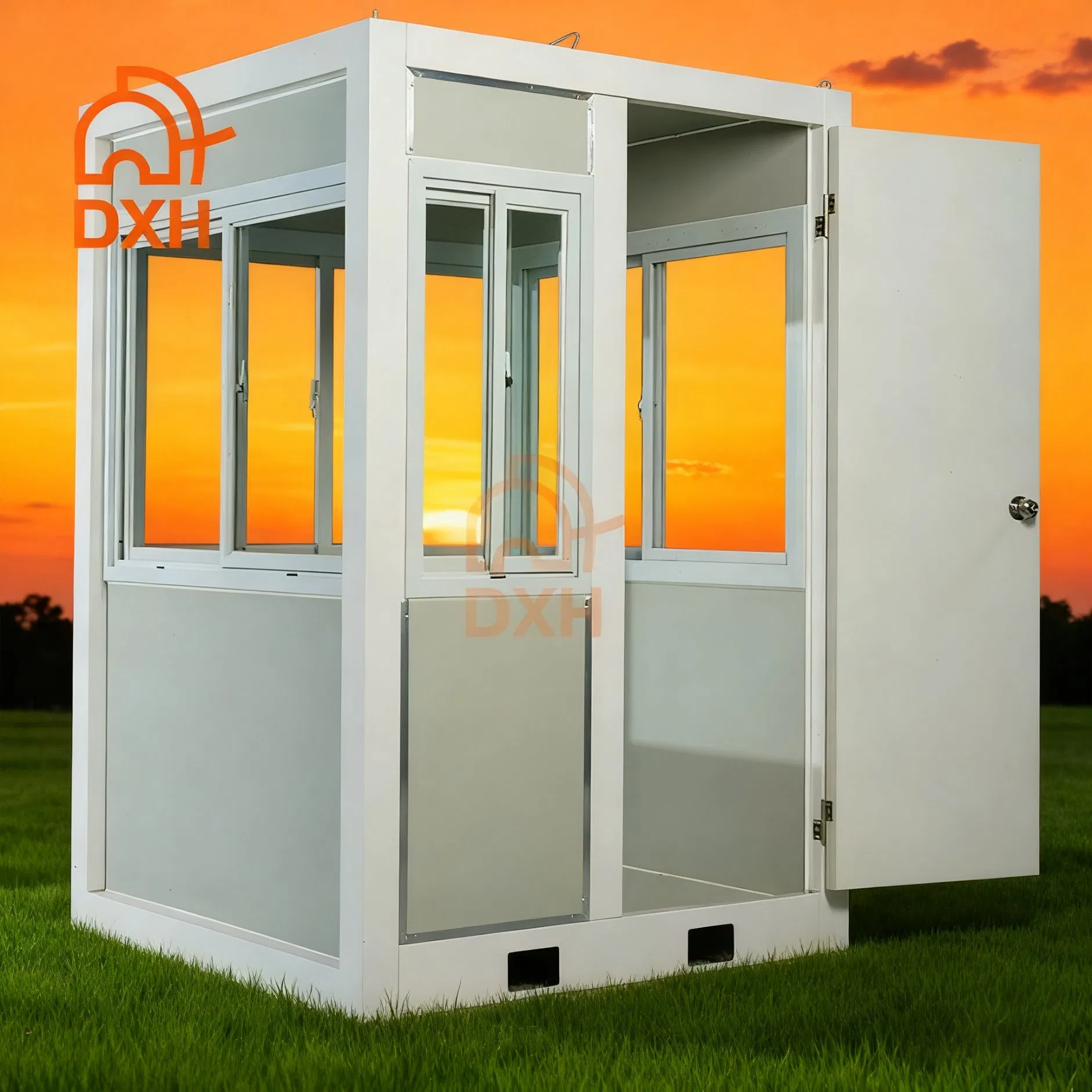 Daxiang Manufacture Cheap Price Mall Parking Lot Booth Scenic Area Ticket Box Temporary Operation Booth Rental Retail Guard Container House Home