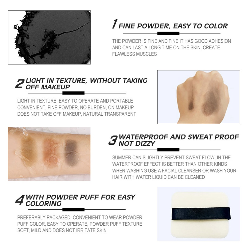 Sevich Black Color Dark Brown Color Instant Root Concealer for Hair