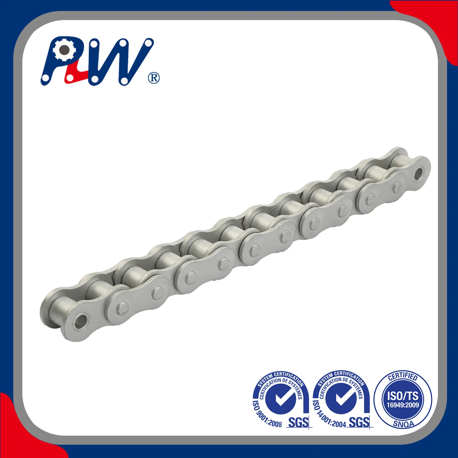 Heavy-Duty Premium Nickel-Plated Transmission Roller Chain for Machines