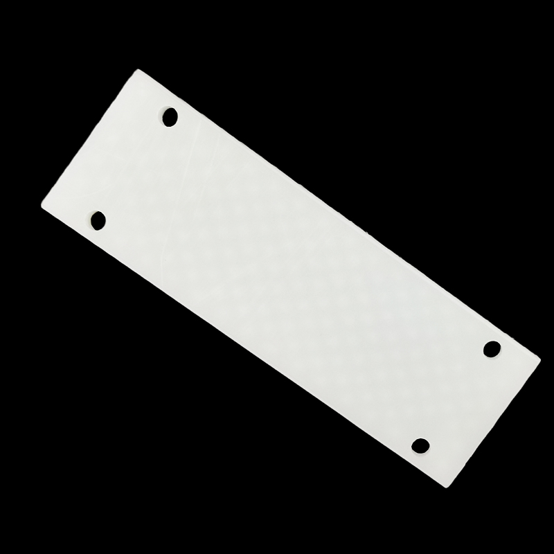 White Nylon Tufted Strip Brush Industrial Seal Cleaning Strip Brush