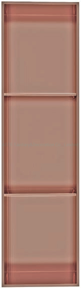 1210× 305× 120, mm Bathroom 3 Shelf Bath Insert Built in Embedded Rack Holder Recessed Wall Mounted Shower Stainless Steel Niche for Tn12131