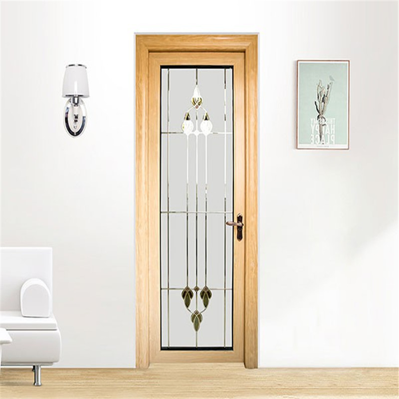 Aluminum Bathroom Door Design Swing Door PVC Bathroom Plastic Door