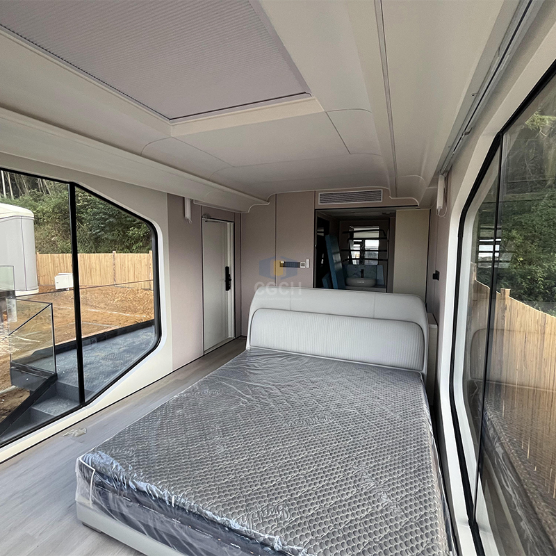 Compact Functional Capsule House for Eco-Friendly Living Spaces