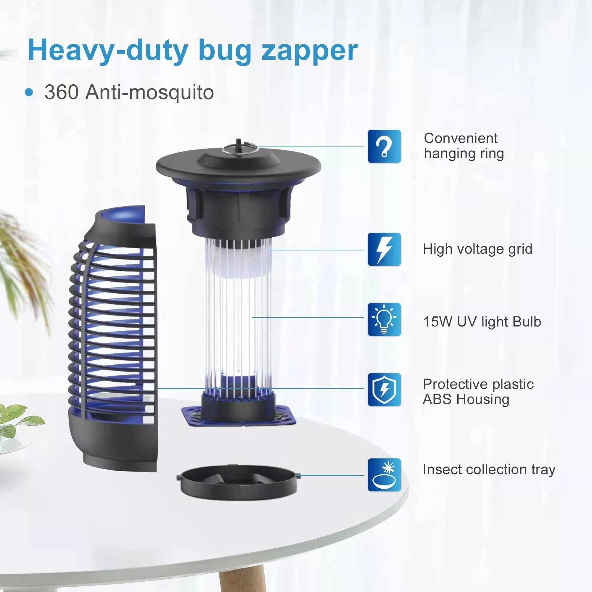 Professional Wholesale Indoor and Outdoor Electronic Mosquito Killers Lamps-2