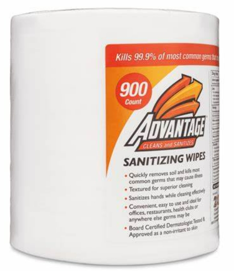 Cleaning Disposable Towel 800 1000 1200 Count Free Sample 100% Biodegradable Fitness Wipes Recyclable Gym Equipment Mega Roll Wet Wipe with Refill