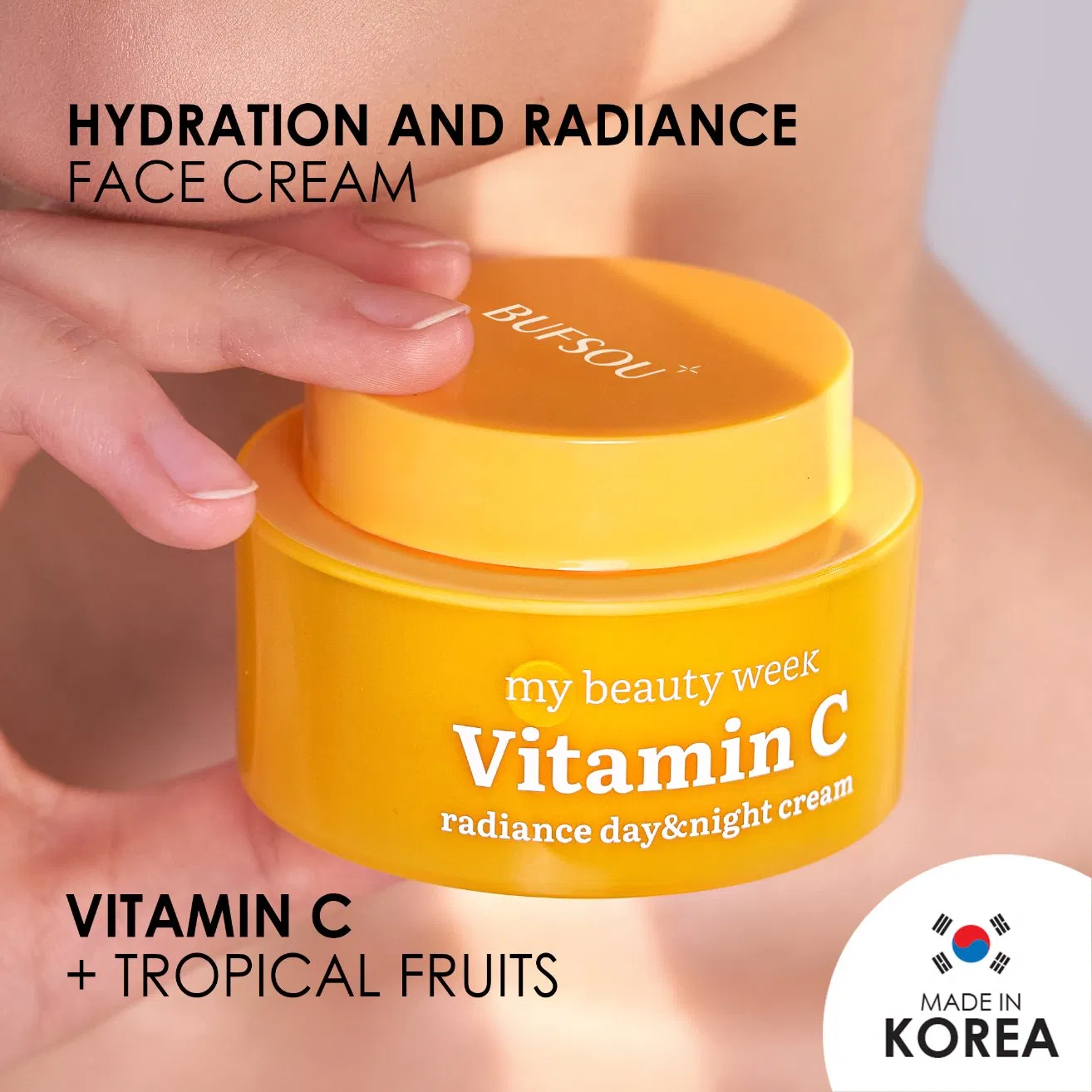 New Arrival Private Label Natural Vitamin C Whitening Anti Aging Wrinkle Acne Dark Spot Remover Brightening Face Cream