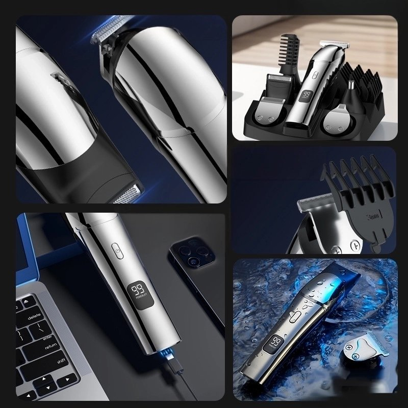 Lectric Hair Clipper Hot New Multifunctional Hair Clipper Full-Body Suit Domestic Use