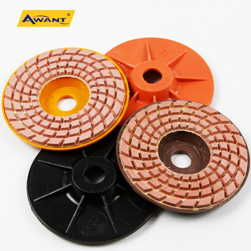 4 Inch Orange Favorable Diamond Wheel for Granite Concrete