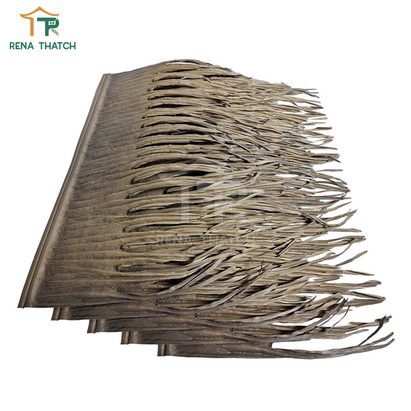 Artificial Class a Fire Rated Plastic Fiber Synthetic Palm Fronds Tiki Palm Ex Thatch
