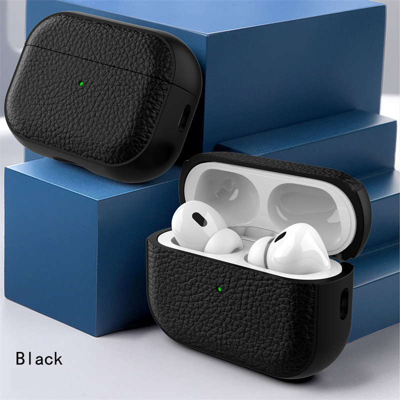 Чехол для AirPods Pro 2 из текстурной кожи TPU