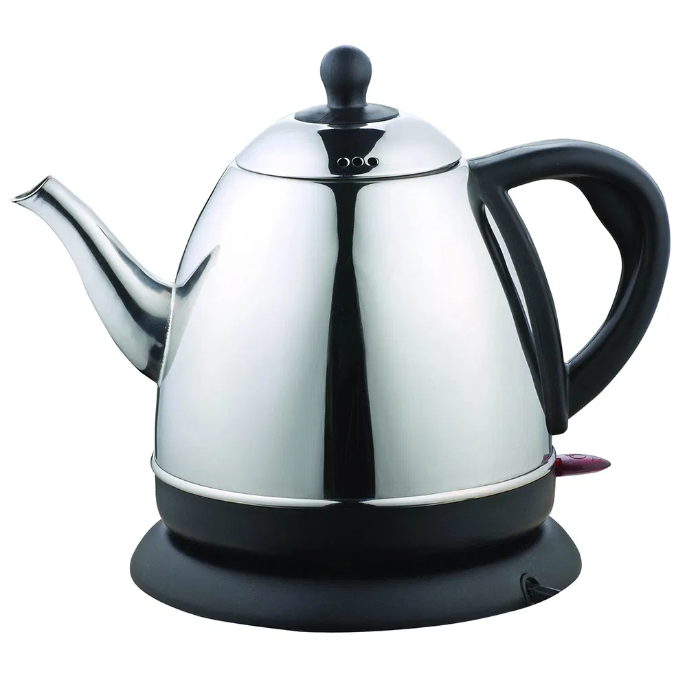 1.0L Stainless Steel Electric Kettle with LED Indicator Light Automatic Shutoff Switch Dry Boil Protection Electric Kettle