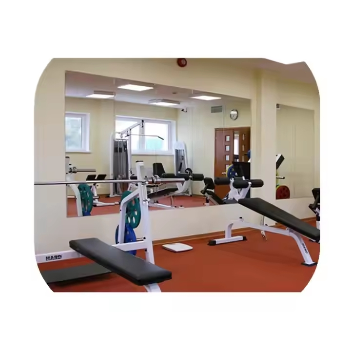 Wall Mirror Frameless High Definition Large Size Decorative Gym Dance Yoga Mirror Pilates Hair