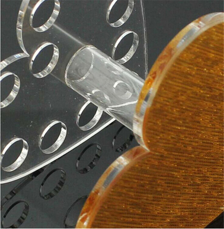 Nail Art Tools New New Heart-Shaped Pen Holder Pen Holder Acrylic Nail Pen Display Stand Phototherapy Pen Crystal Pen Holder