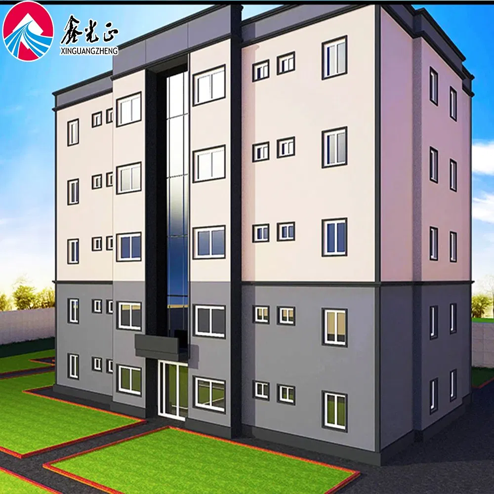 Prefab Metal Frame Steel Structure Construction Building Prefabricated Hotel