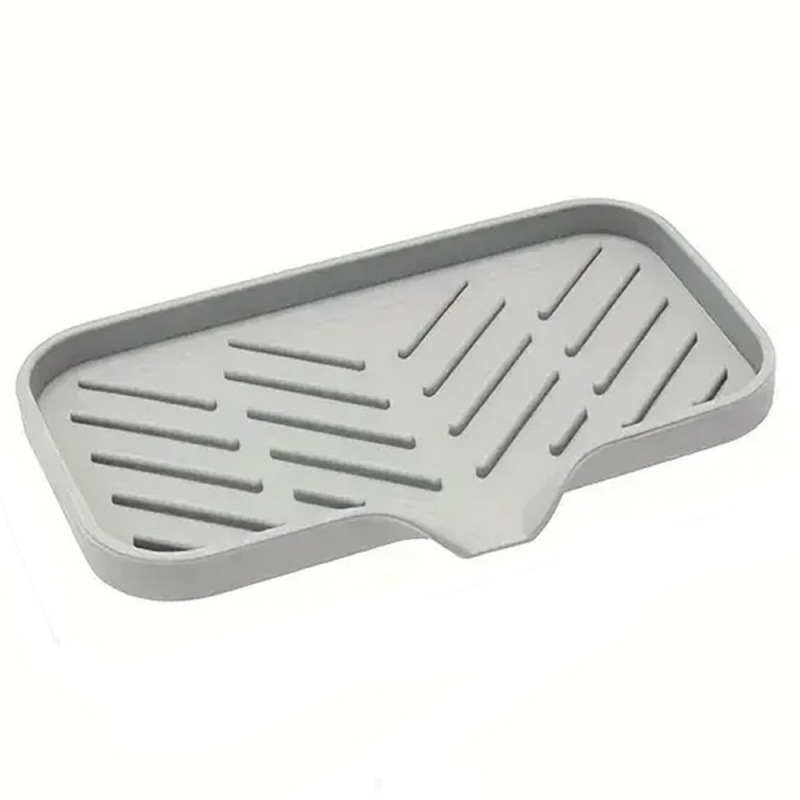 Faucet Splash Proof Silicone Pad Home Anti Slip Countertop Drain Pad