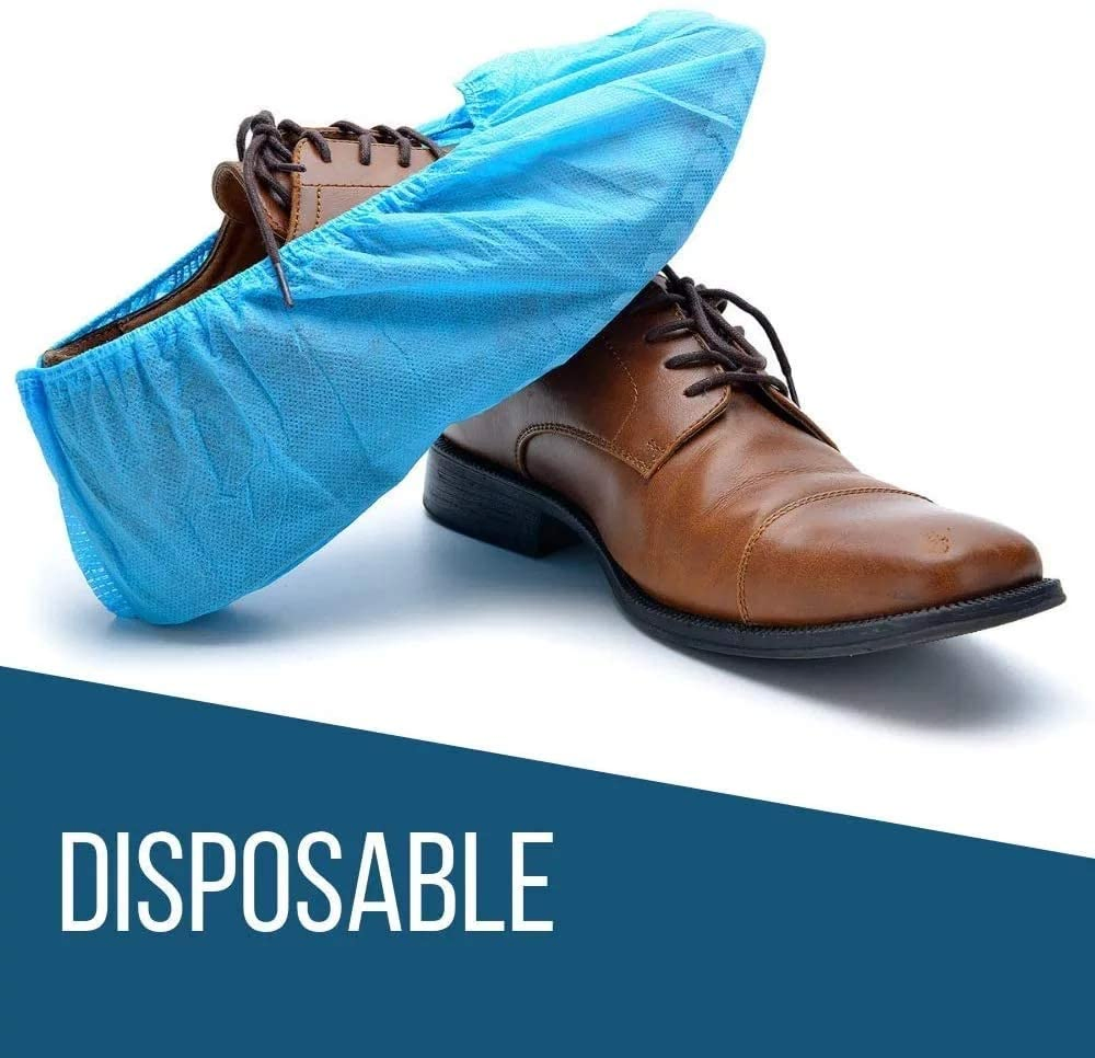 Blue PE Disposable Anti Dust PE CPE Shoe Cover