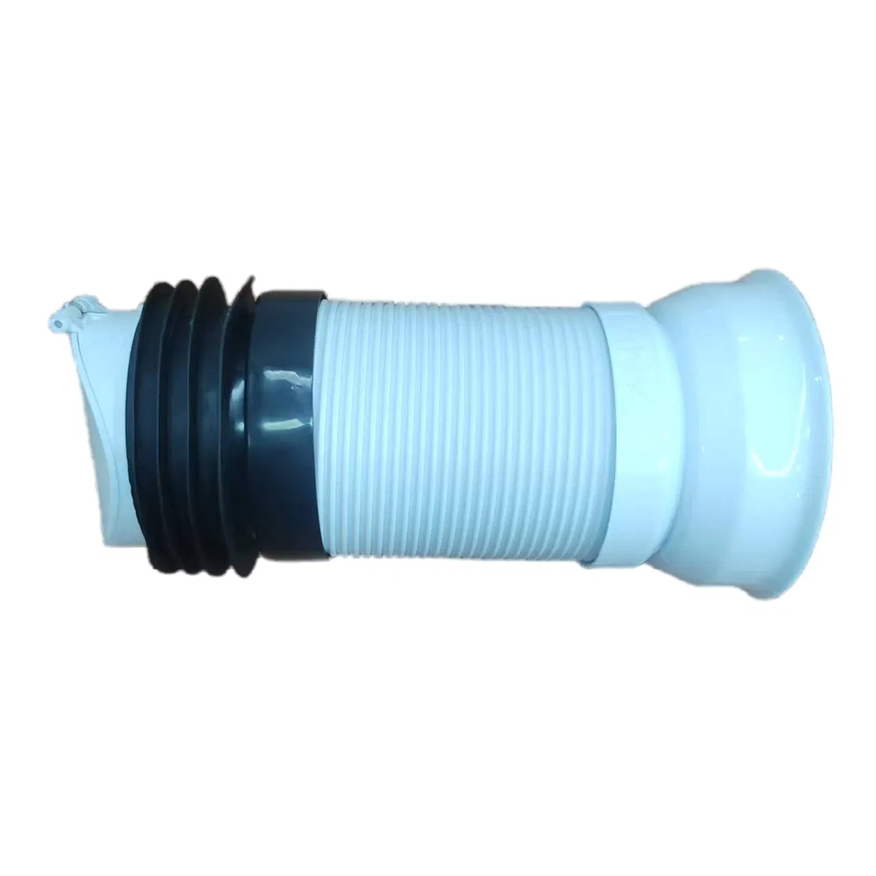 Toilet Pan Connector with Cover Odor and Overflow Prevention