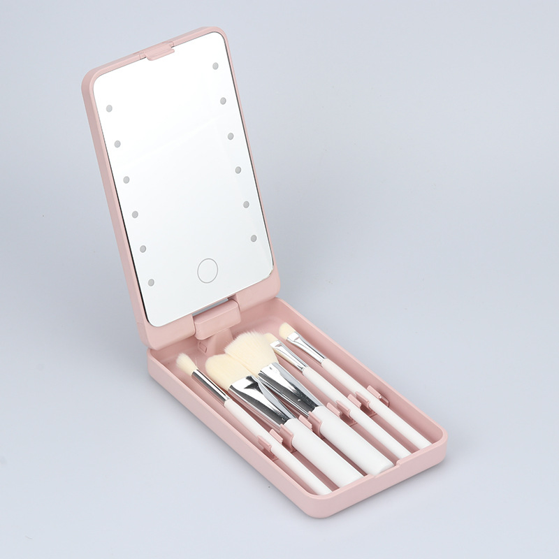 New Fashion LED Mirror with Stoagre Boxes for Makeup Brushes