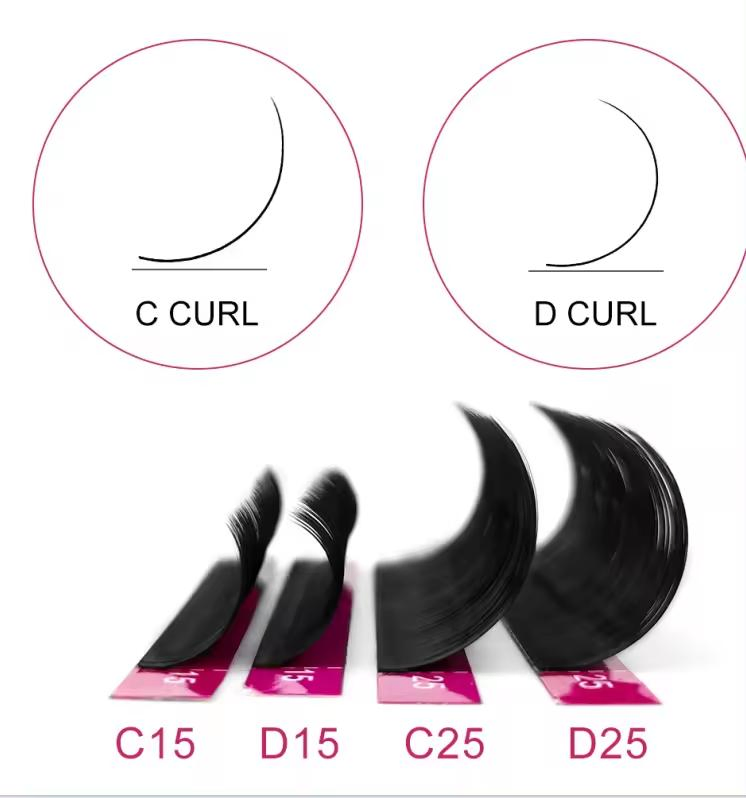 Wholesale Handmade Cashmere Volume Eyelash Extension Trays Individual Mink Dark Matte Black Lashes with Packaging Private Label