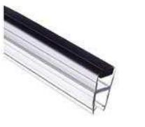Premium Glass Shower Door with Waterproof PVC Sealing Strips