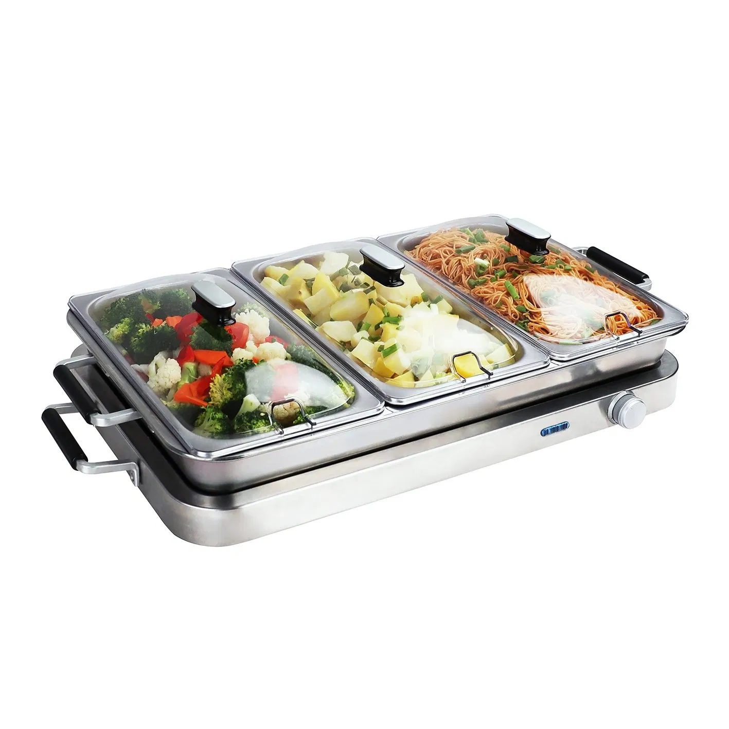 Deluxe Stainless Steel Buffet Warmer for Parties and Gatherings