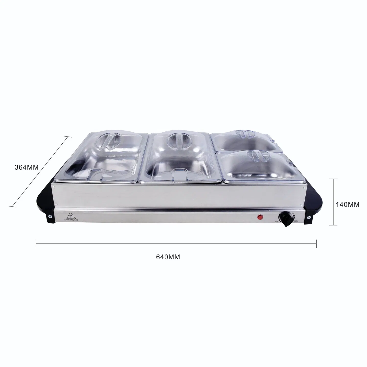 Stainless Steel Buffet Cater Equipment Soup Warmer