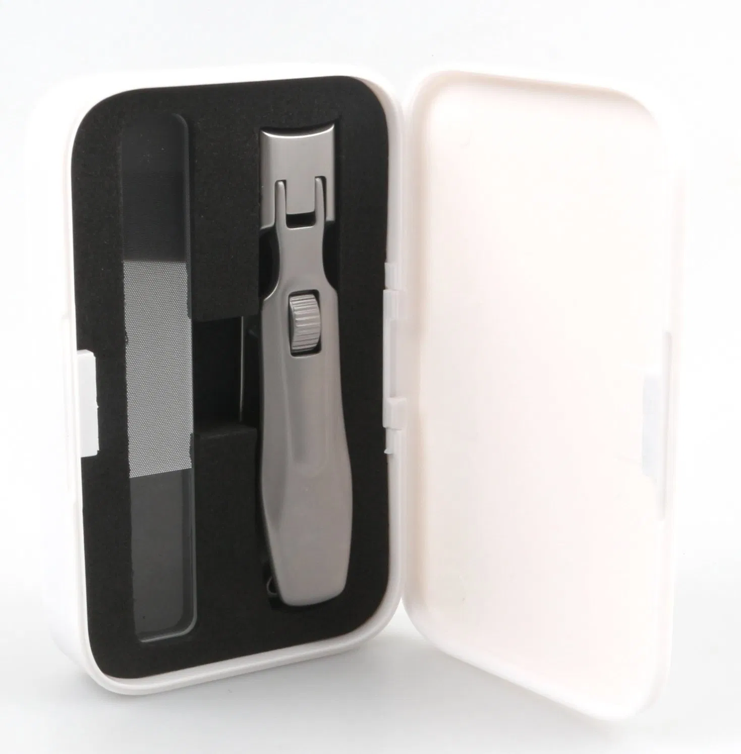 2PCS Delicately Manicure Set with Flat Mouth Nail Clippers Factory Price (SE-MS007)