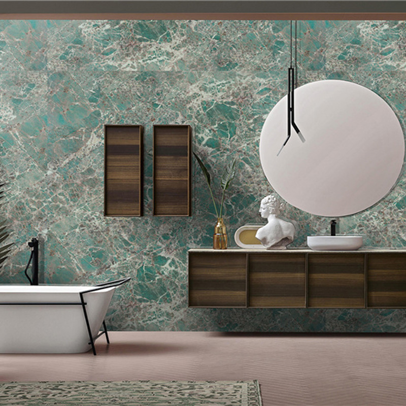 Amazon Green Large Size Glazed Tiles Background Wall Polished Tiles