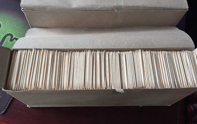 Food-Contacting Grade Hygienic Eco-Friendly Biodegradable Disposable 100% Natural Wooden Toothpick