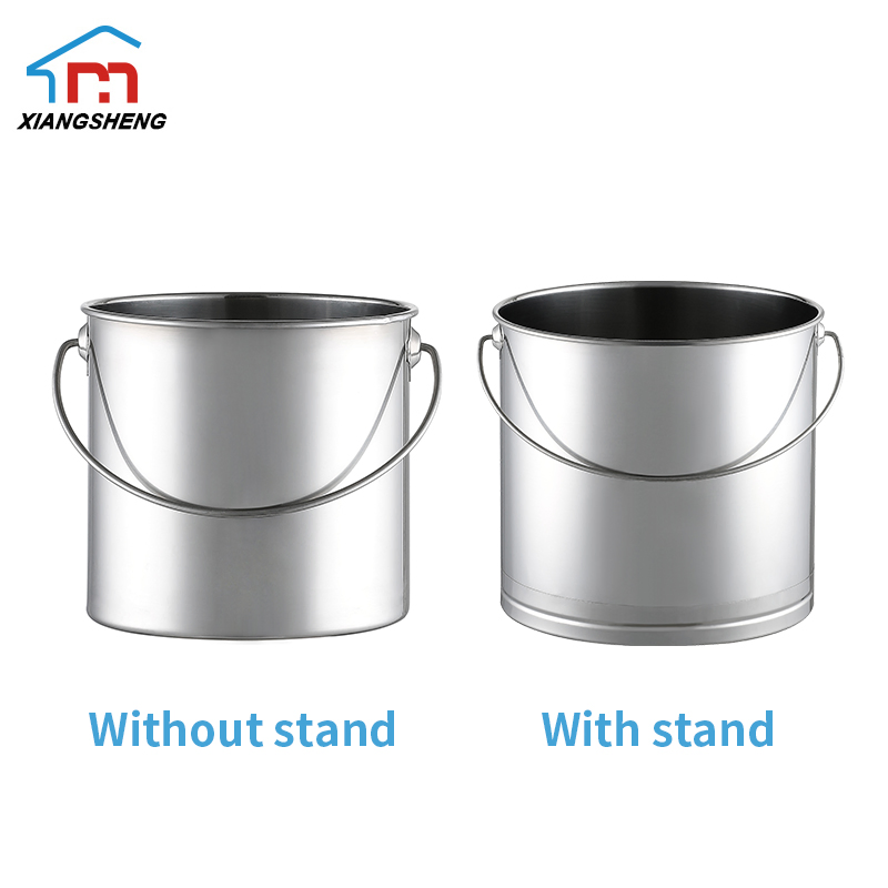 Xiangsheng Stainless Steel Milk Pail with Standing Milk Bucket