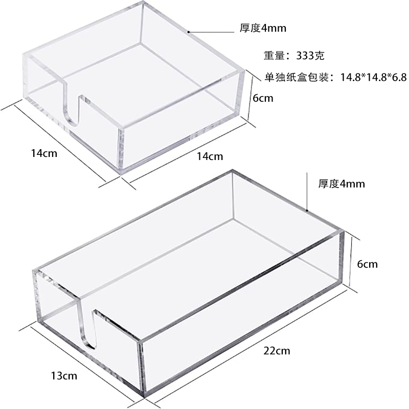 Elegant Acrylic Towel Holder for Home and Event Decor