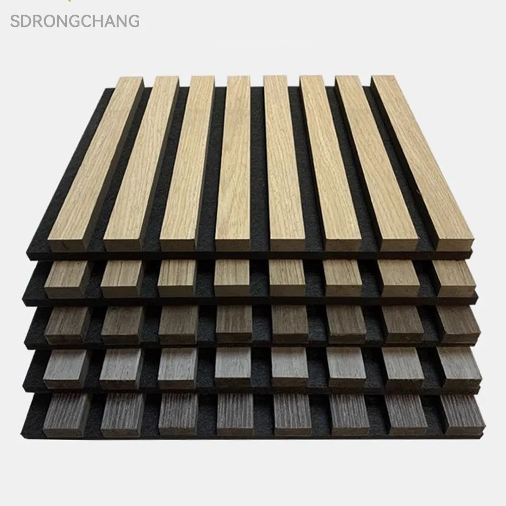 High Quality Eco-Friendlywood Veneer Sound Absorbing Acoustic Panel