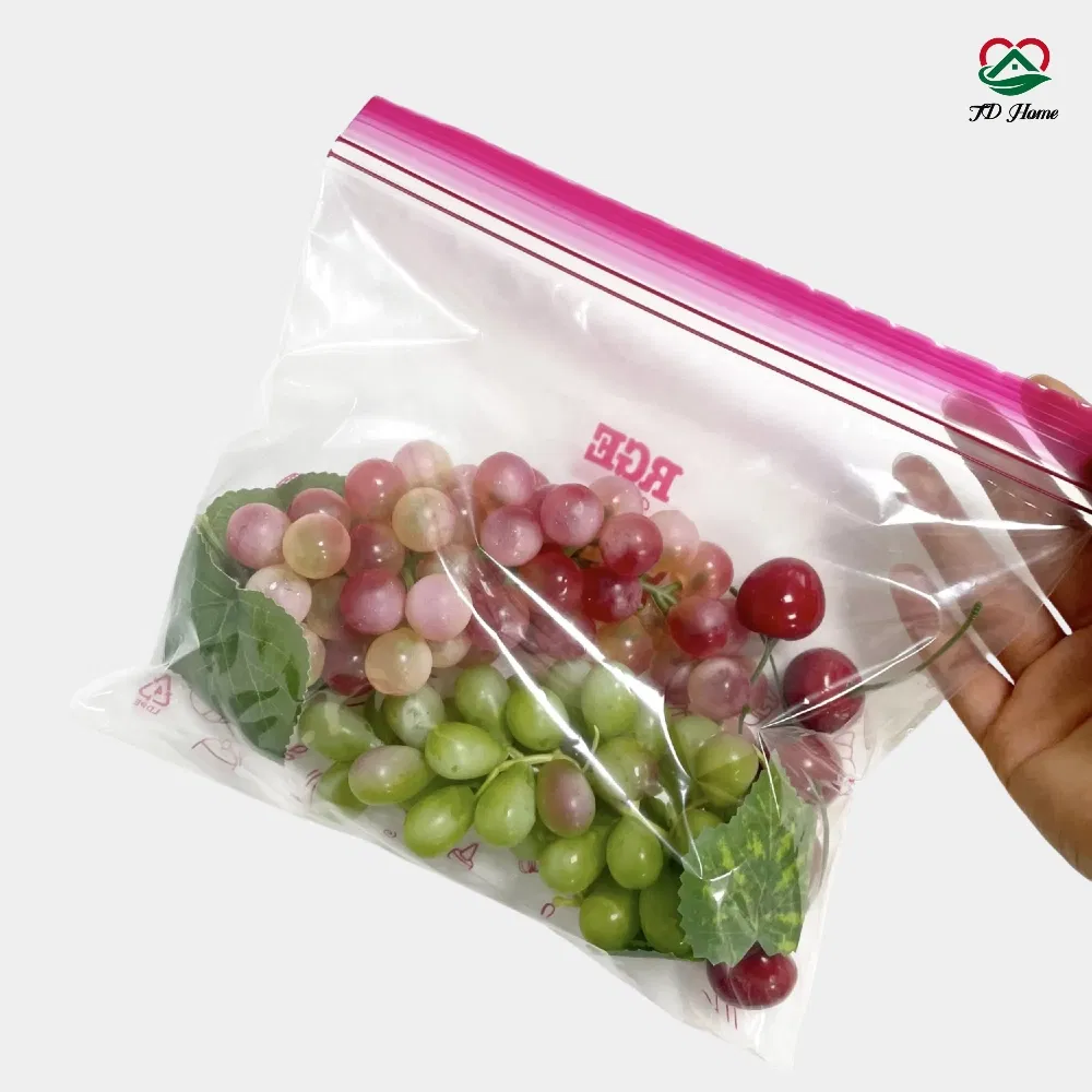 Factory Supply Reclosable Plastic Bag Frozen Accessory/Food/Garment/Shoes Storage Packing PE Ziplock Bag