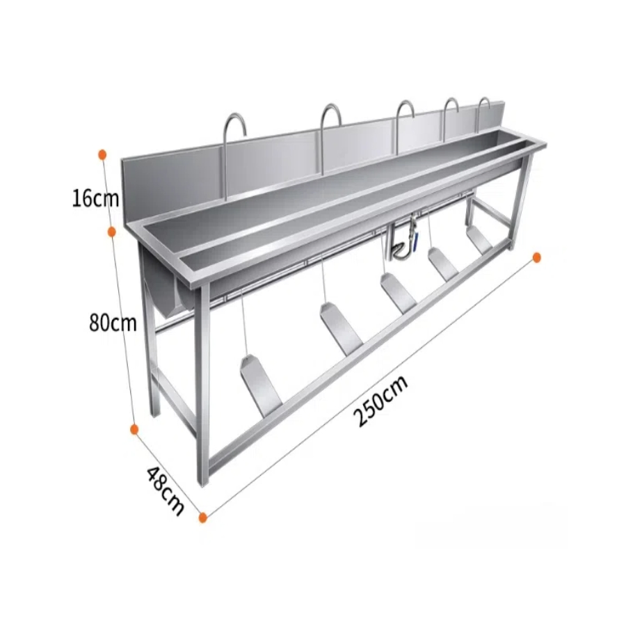 Advanced Medical Water Pool Optimizes Stainless Steel Sink