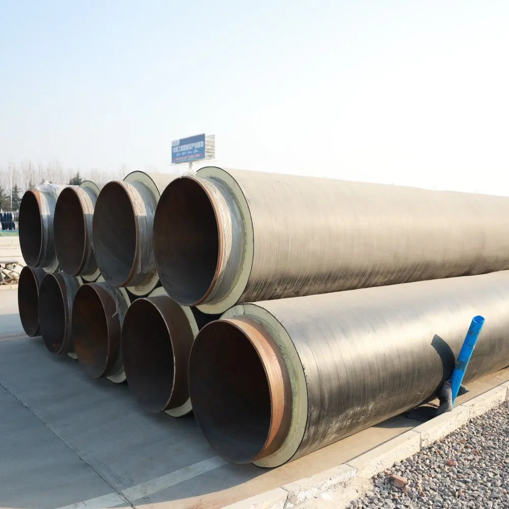 Dhpi Ppu Pipe Heat Preservation Pipe with Galvanized Iron Coating and Thermal Insulation