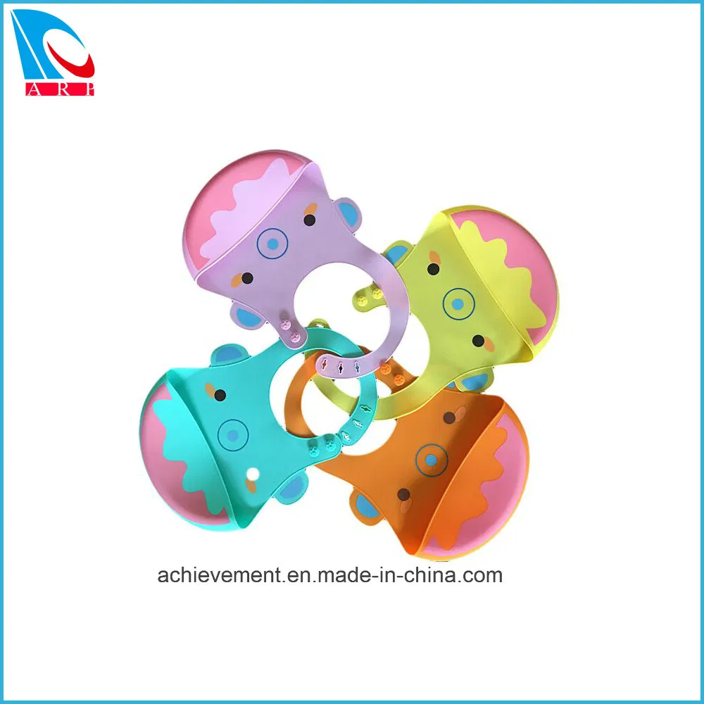 Custom Cartoon Silicone Baby Bib BPA Free